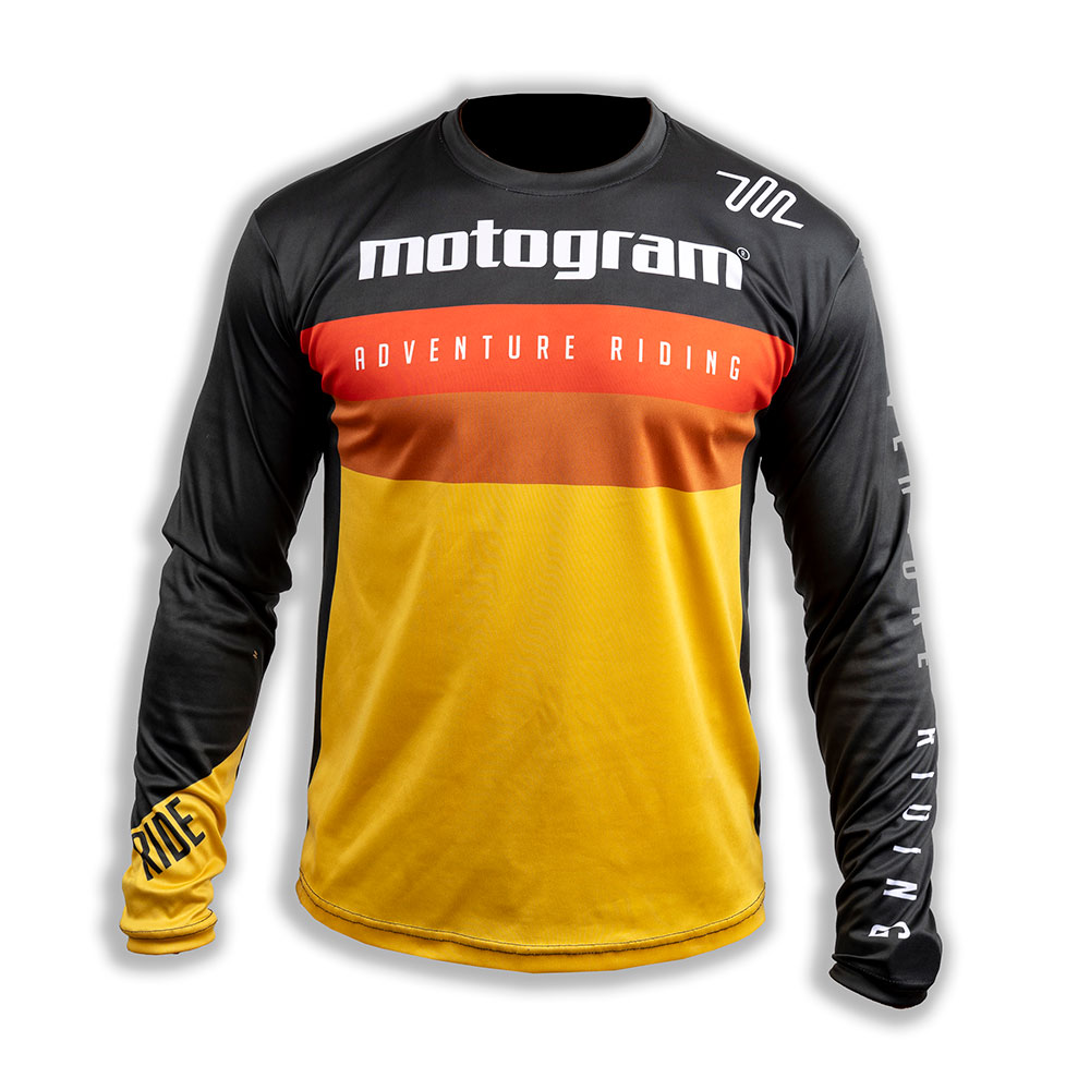 Dry-fit Rojo Naranja Amarillo Ride Motogram®